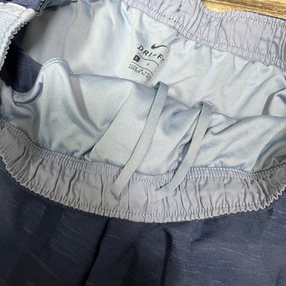 Nike Athletic Dri-Fit Mid Rise Lined Running Shorts Blue Women’s Size L - Picture 7 of 10